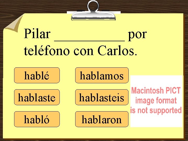 Preterite 1 hablar comer vivir Yo por telfono