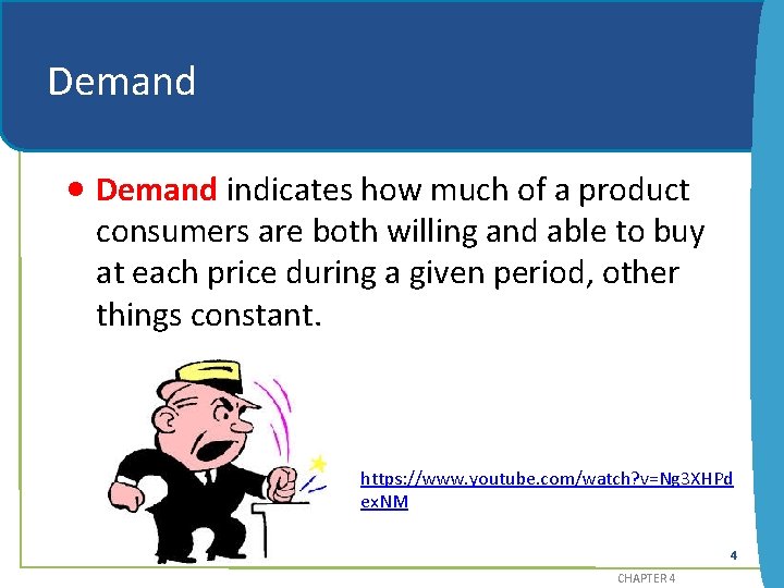 Demand · Demand indicates how much of a product consumers are both willing and