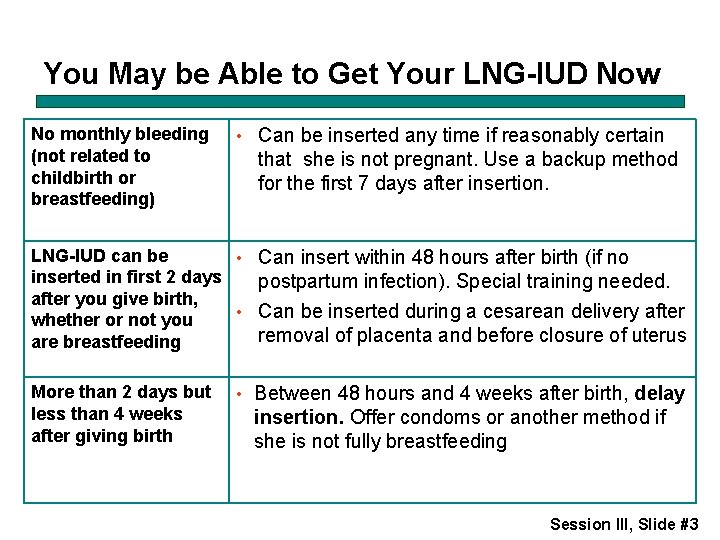 You May be Able to Get Your LNG-IUD Now No monthly bleeding (not related