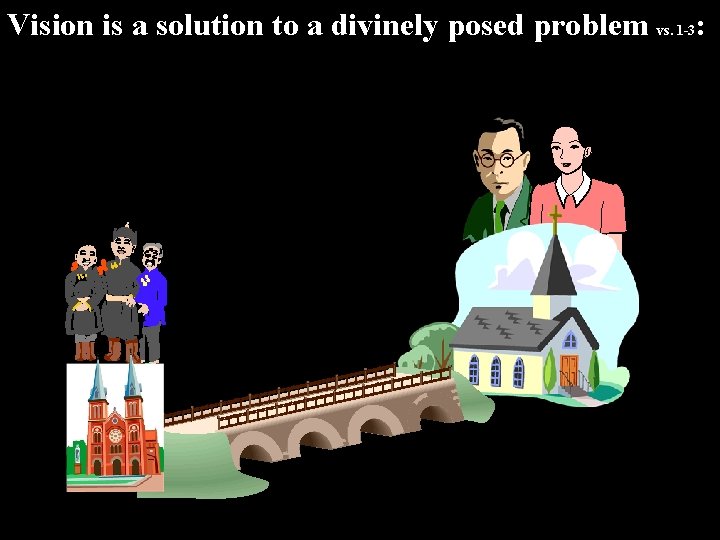 Vision is a solution to a divinely posed problem vs. 1 -3: 