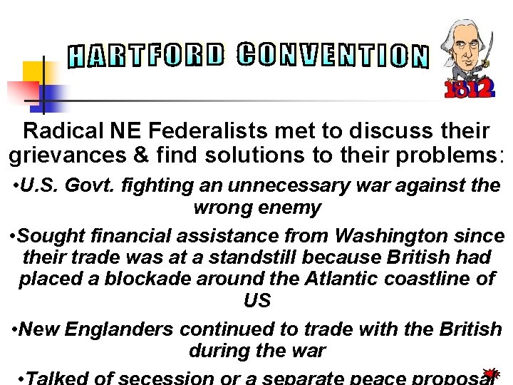 Radical NE Federalists met to discuss their grievances & find solutions to their problems: