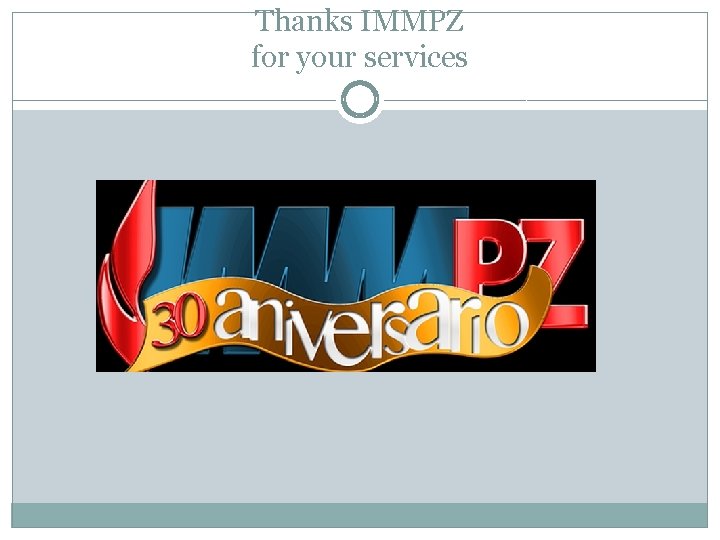 Thanks IMMPZ for your services 