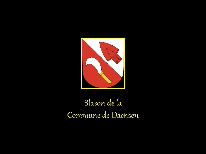 Blason de la Commune de Dachsen 
