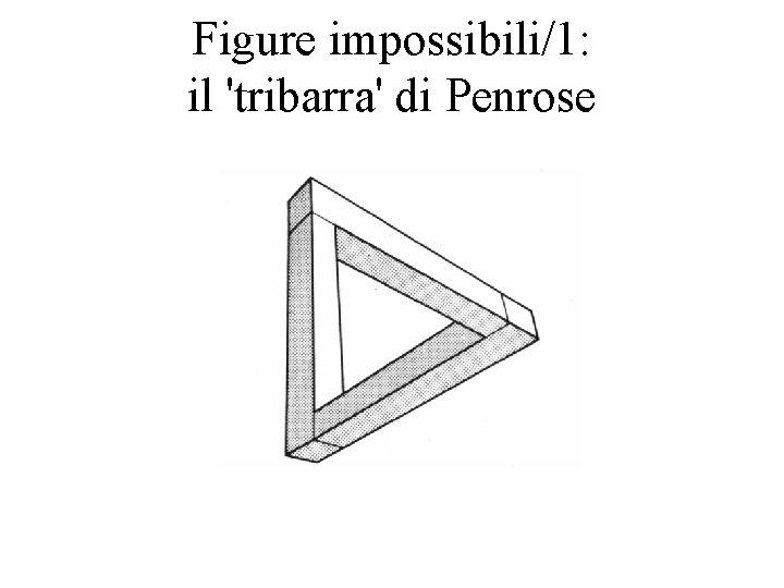 Figure impossibili/1: il 'tribarra' di Penrose 