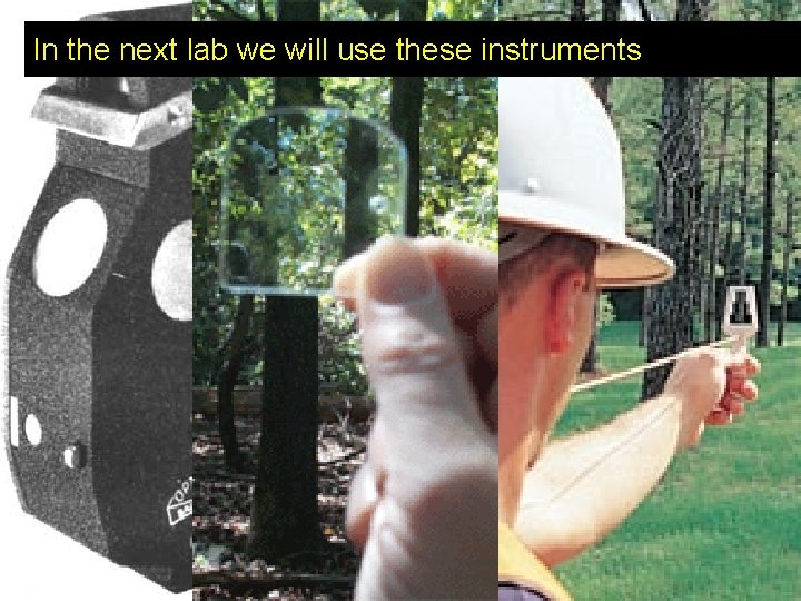 In the next lab we will use these instruments 