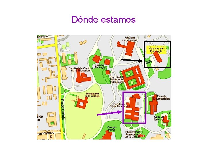 Dónde estamos 