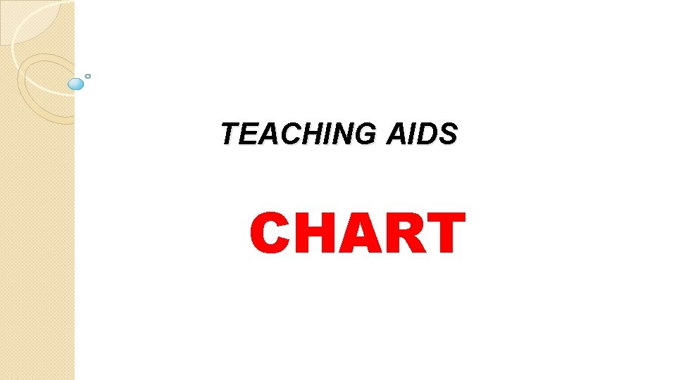 TEACHING AIDS CHART 