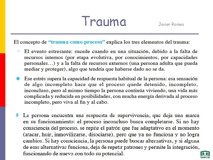 Trauma Javier Romeo 