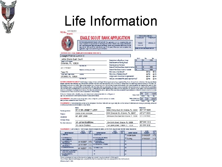 Life Information 