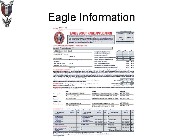 Eagle Information 
