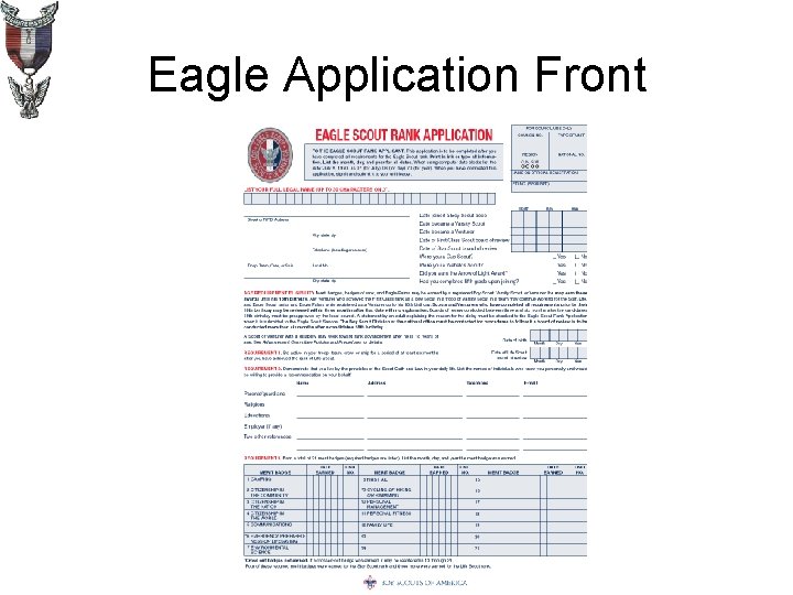 Eagle Application Front 
