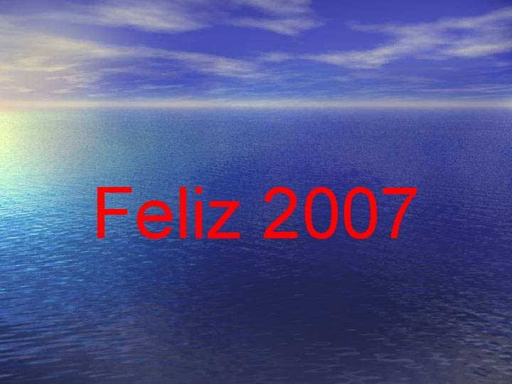 Feliz 2007 