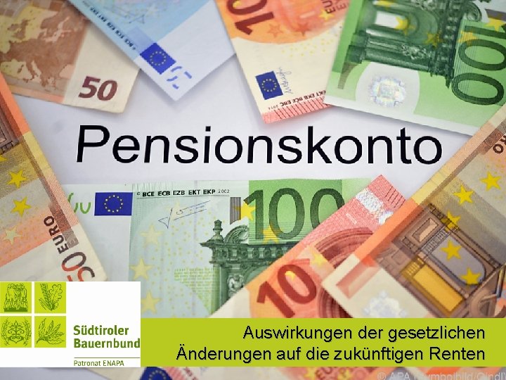 Auswirkungen der gesetzlichen Änderungen auf die zukünftigen Renten April 2018 Auswirkungen der gesetzlichen Änderungen auf die zukünftigen Renten April 2018
