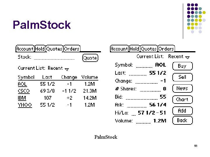 Palm. Stock 56 