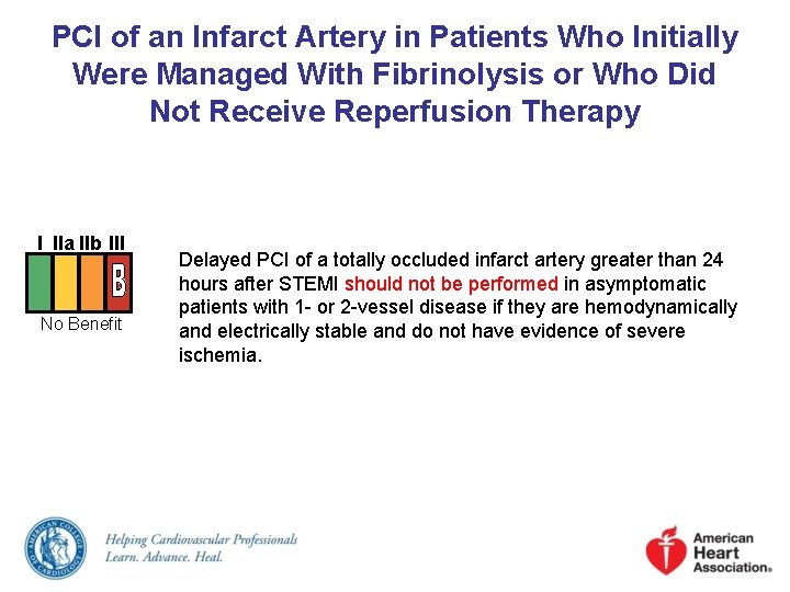 PCI of an Infarct Artery in Patients Who Initially Were Managed With Fibrinolysis or