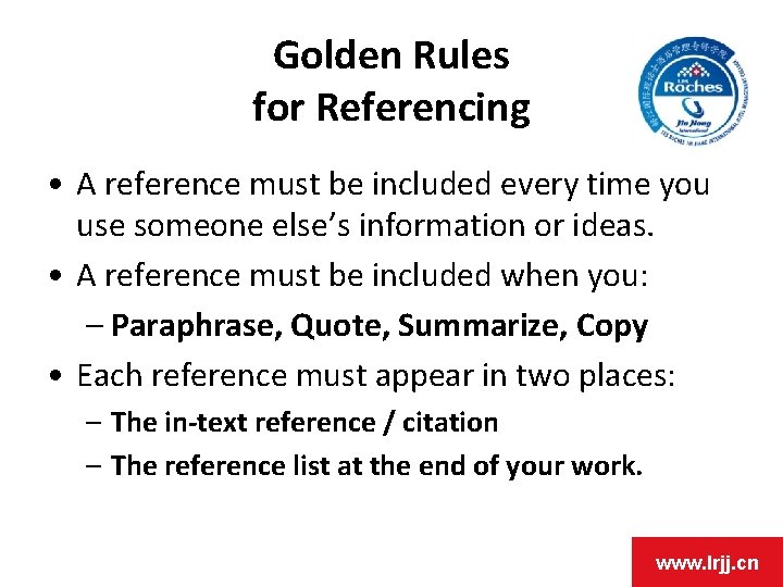 LRJJ Official Referencing Style Based on American Psychological