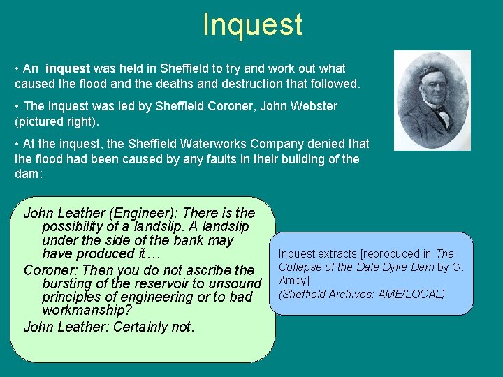 Inquest • An inquest was held in Sheffield to try and work out what