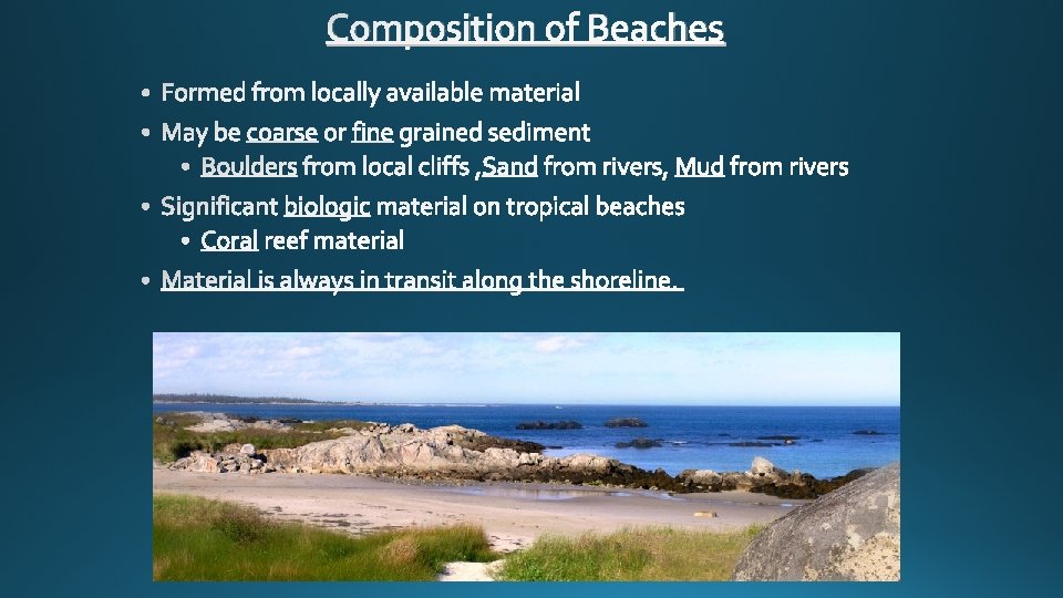 Composition of Beaches 