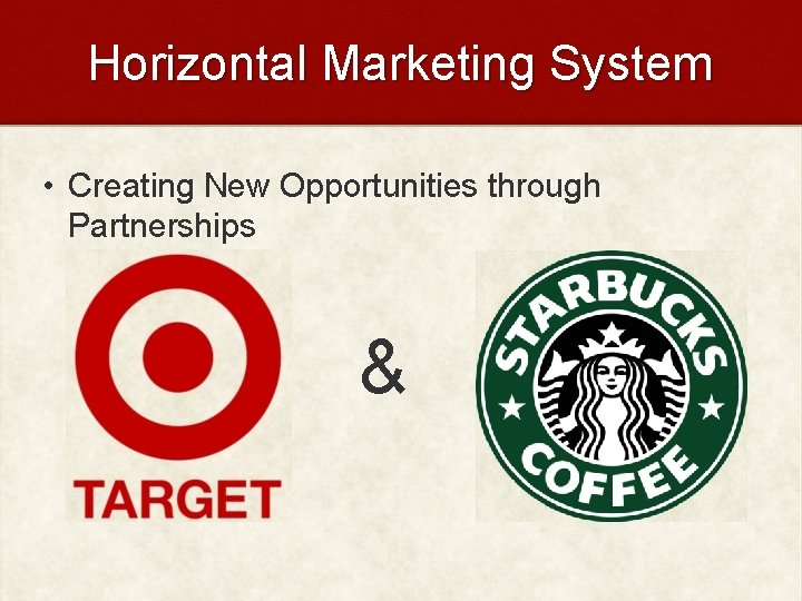 Horizontal Marketing System • Creating New Opportunities through Partnerships & 