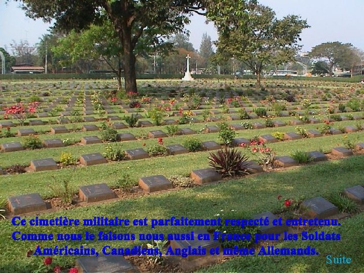 Ce cimetière militaire est parfaitement respecté et entretenu. Comme nous le faisons nous aussi