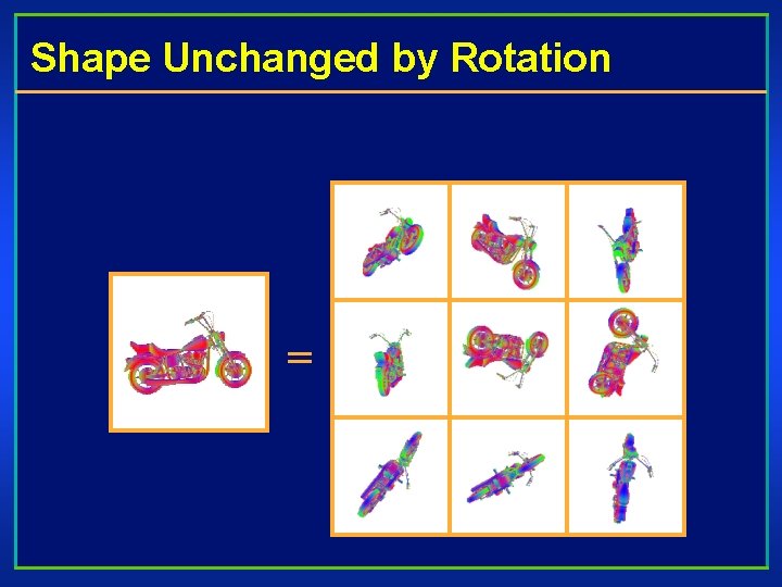 Shape Unchanged by Rotation = 