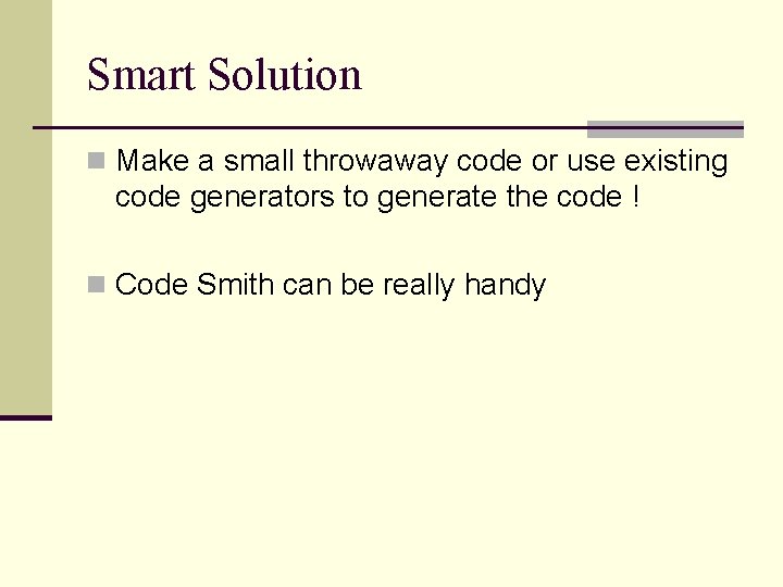 Code Generation Presented by Guided by Based on