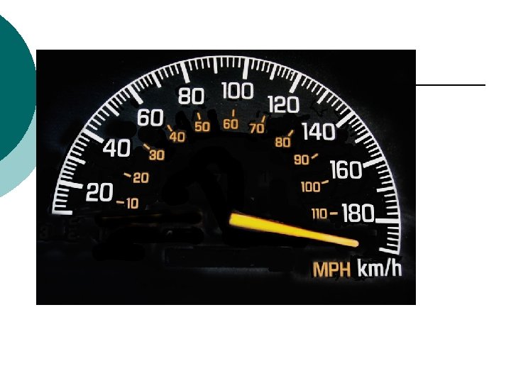 Instantaneous Speed - speed at a point in time. Instantaneous speed is usually changing