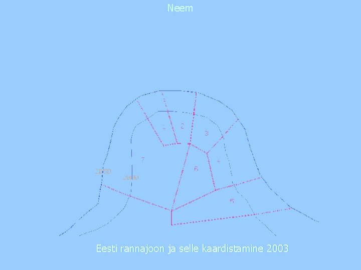 Neem Eesti rannajoon ja selle kaardistamine 2003 