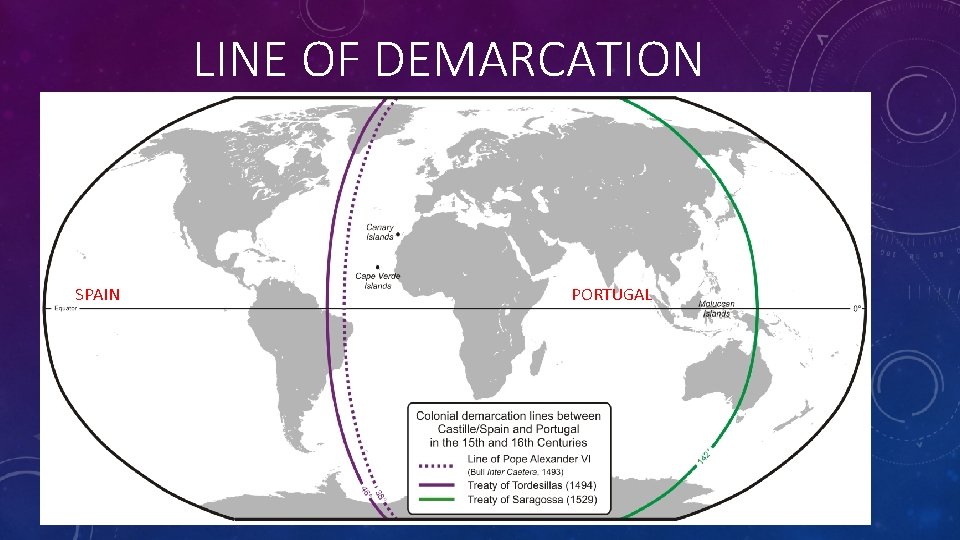 LINE OF DEMARCATION SPAIN PORTUGAL 