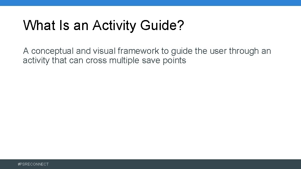What Is an Activity Guide? A conceptual and visual framework to guide the user