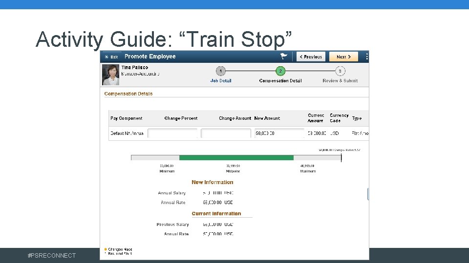 Activity Guide: “Train Stop” #PSRECONNECT 