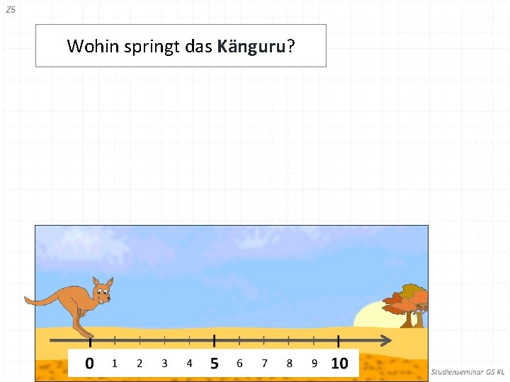 Wohin springt das Känguru? 