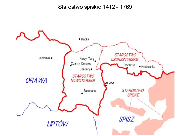 Starostwo spiskie 1412 - 1769 