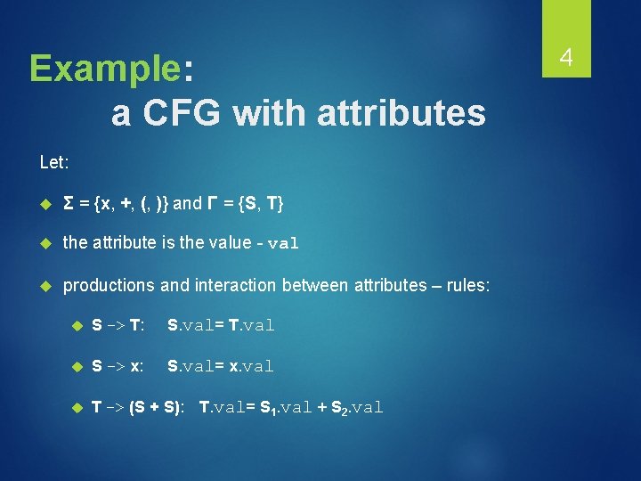 1 CFGs some more stuff CONTEXTDEPENDENT GRAMMARS CDGS