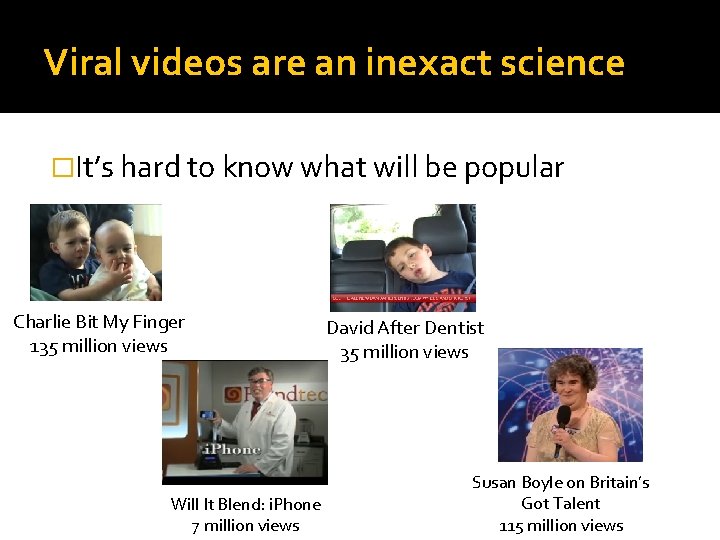 Viral videos are an inexact science �It’s hard to know what will be popular