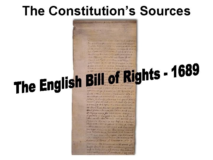 The Constitution’s Sources 