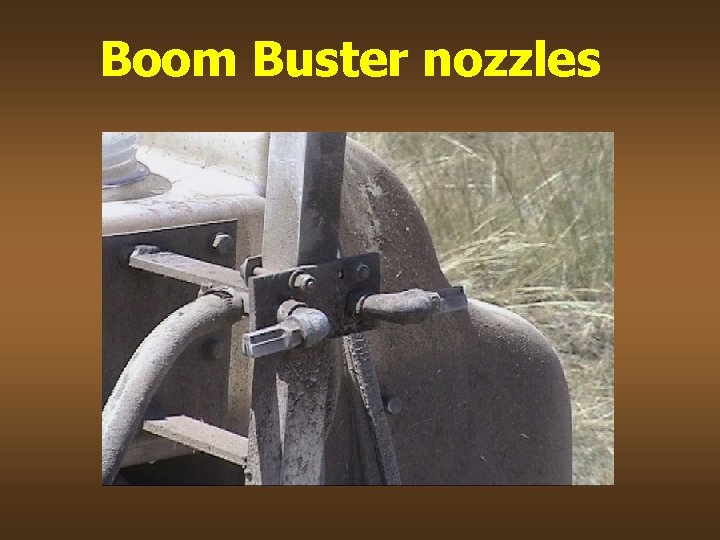 Boom Buster nozzles 
