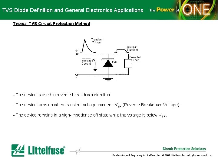 TVS Diode Definition and General Electronics Applications Typical TVS Circuit Protection Method - The
