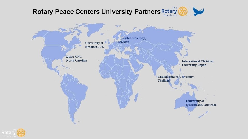 Rotary Peace Centers University Partners 