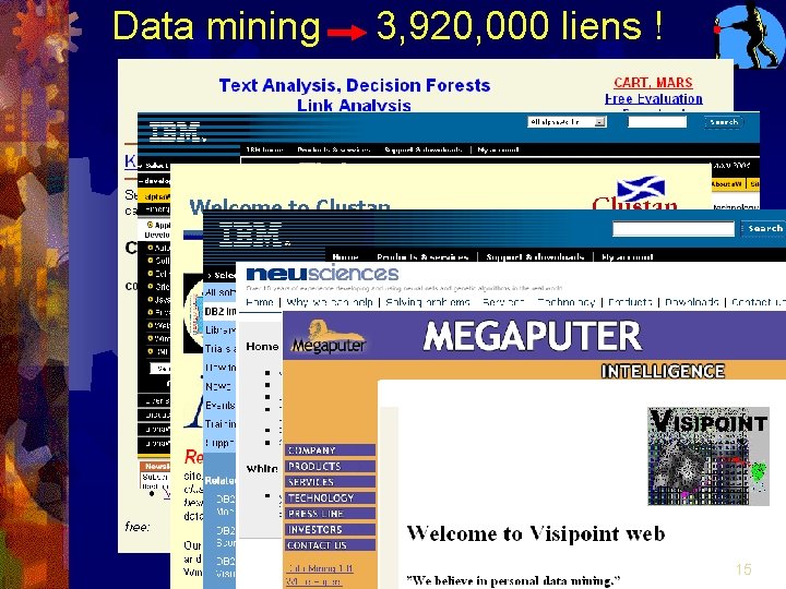 Data mining 3, 920, 000 liens ! 15 