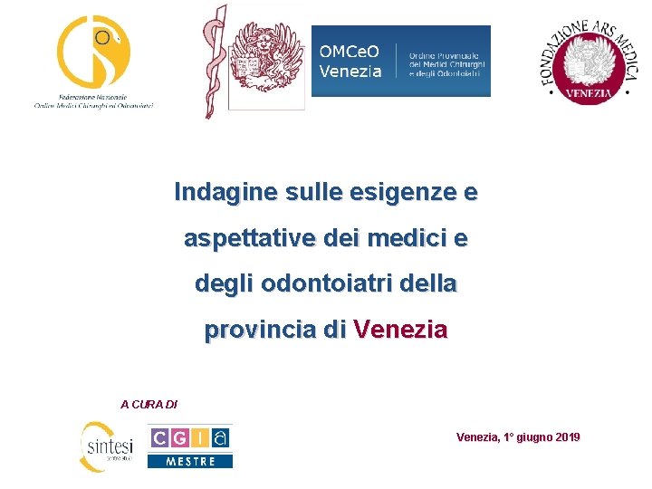 Indagine Medica Per Medici Indagine sulle esigenze e aspettative dei medici e