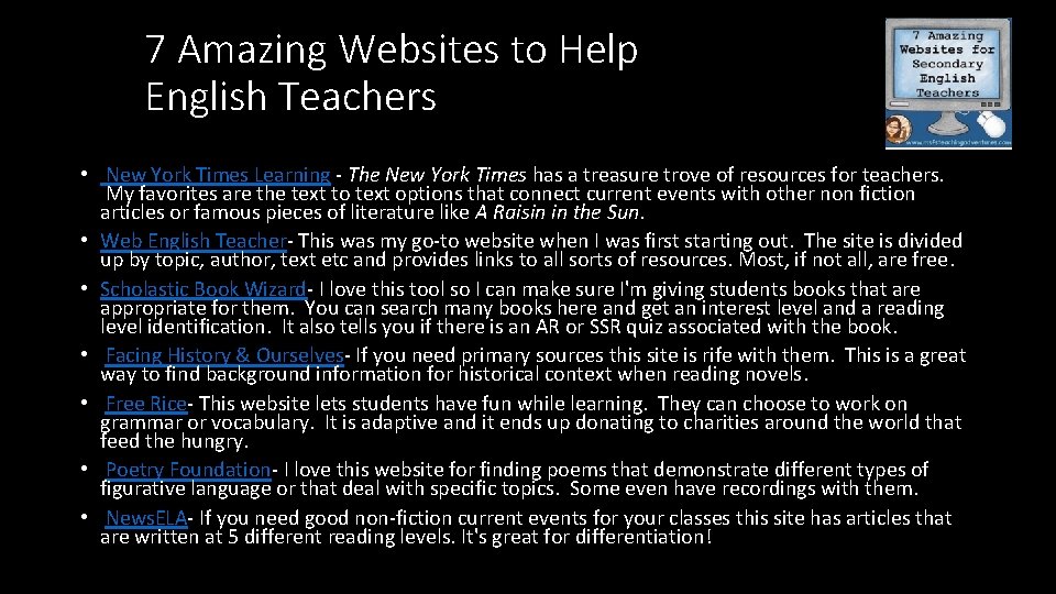 Integrating Technology into ELAR Alissa Carter Advanced Academic