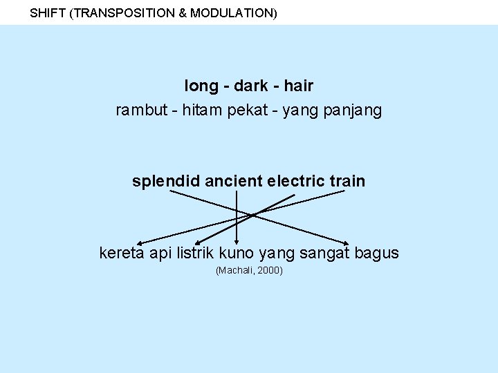 SHIFT (TRANSPOSITION & MODULATION) long - dark - hair rambut - hitam pekat -