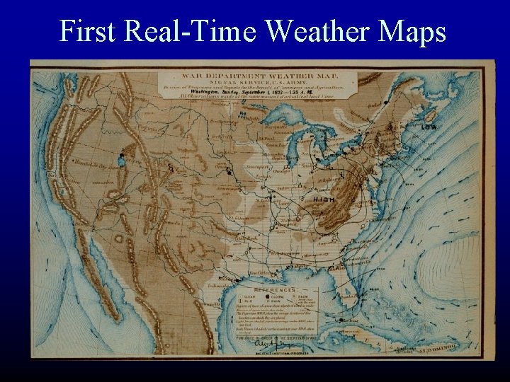 First Real-Time Weather Maps 