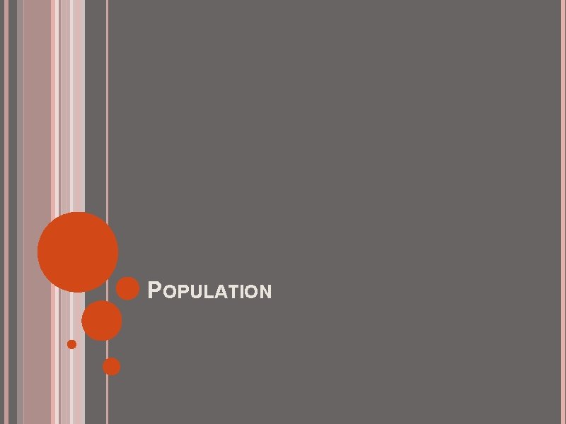 POPULATION 