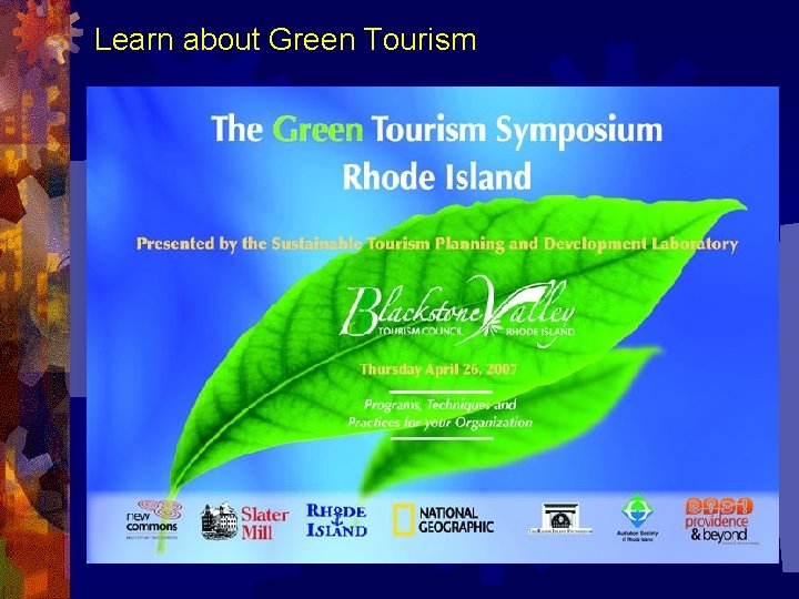 Learn about Green Tourism 