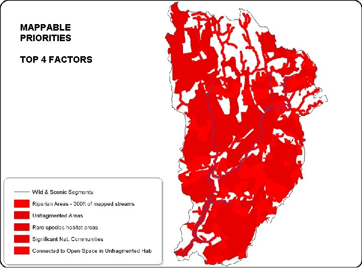 MAPPABLE PRIORITIES TOP 4 FACTORS 