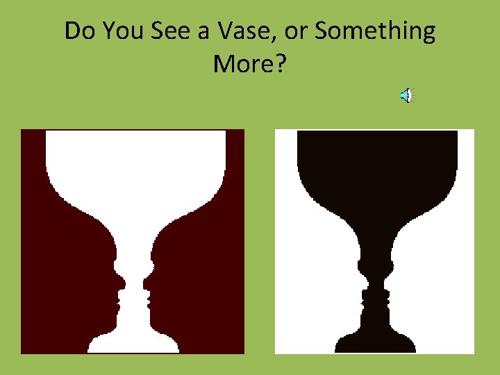 Do You See a Vase, or Something More? 