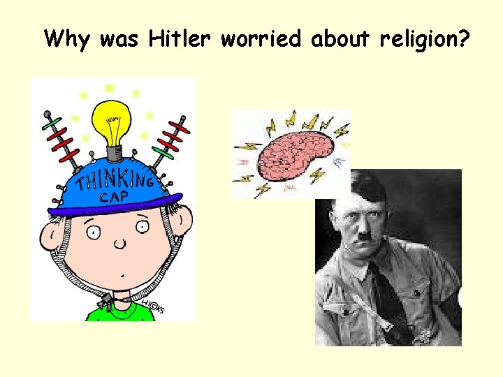 Why was Hitler worried about religion? 