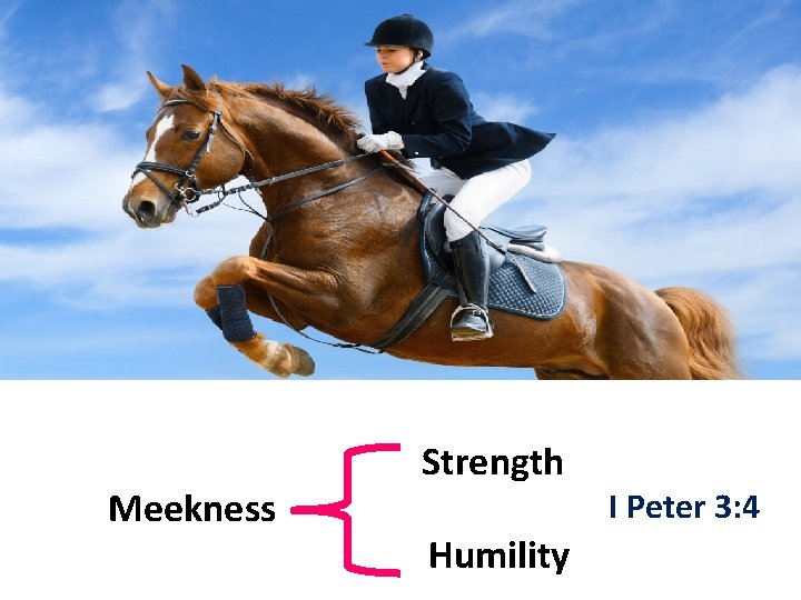 Meekness Strength Humility I Peter 3: 4 